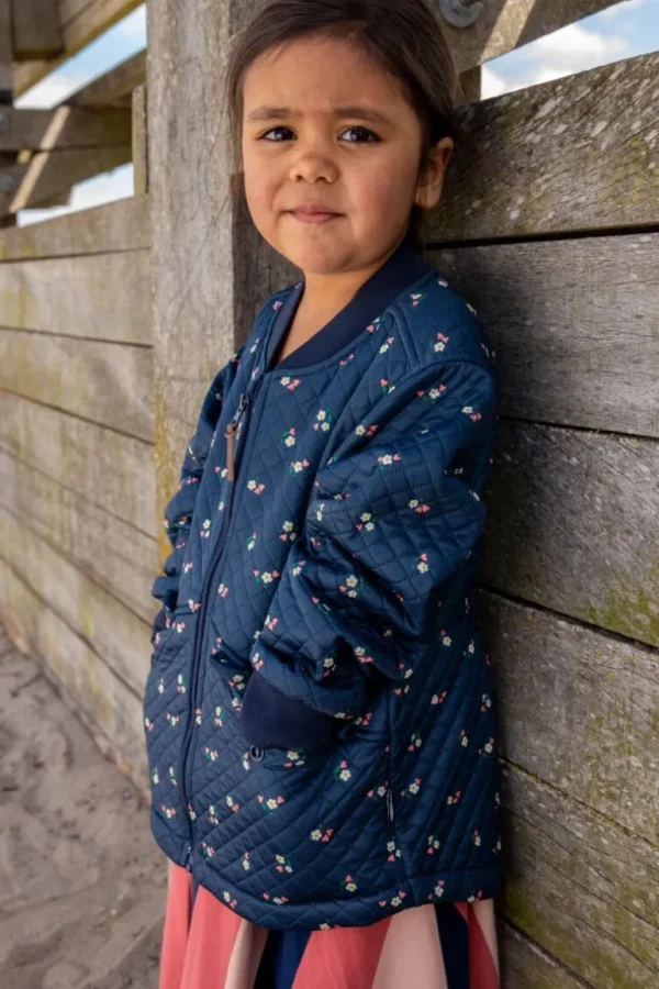 Danefæ Danegretel Thermo Jacket Navy MINIFLOWER | Børn Termotøj | Jakker