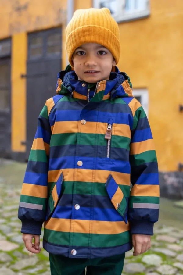 Danefæ Danehammer Winter Jacket Sailing Stripe | Børn Vinterjakker