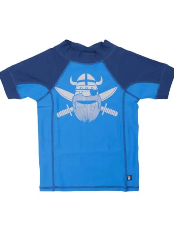 Danefæ Danehawaii Rashguard SS King BL/ dk indigo PIRATE | Børn Uv Badetøj | Uv Badetøj