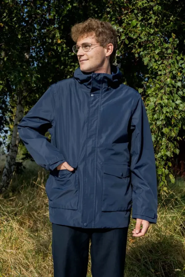 Danefæ Danehirtshals Rain Jacket Dark Navy | Regnfrakker