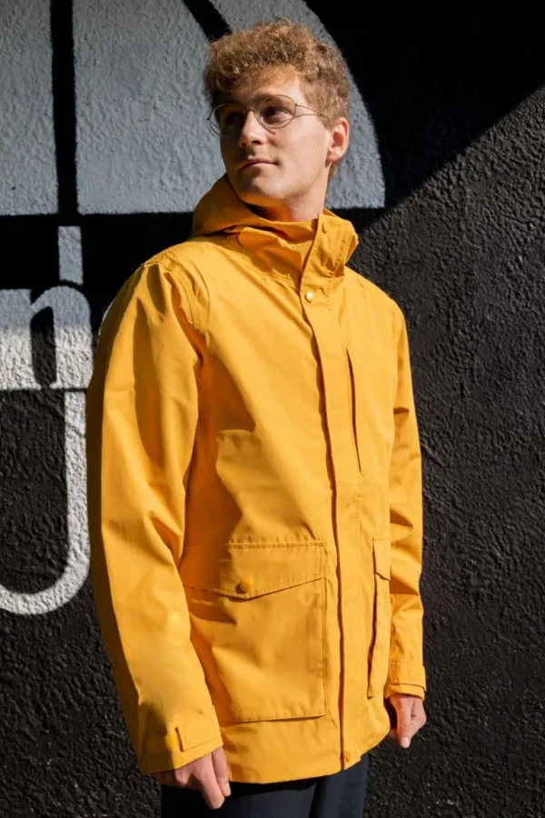 Danefæ Danehirtshals Rain Jacket Dark Yellow | Regnfrakker