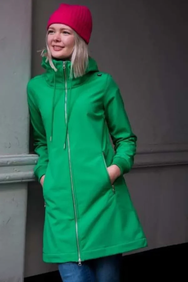 Danefæ Danejane Softshell Dutch Green | Dame Softshell Frakker