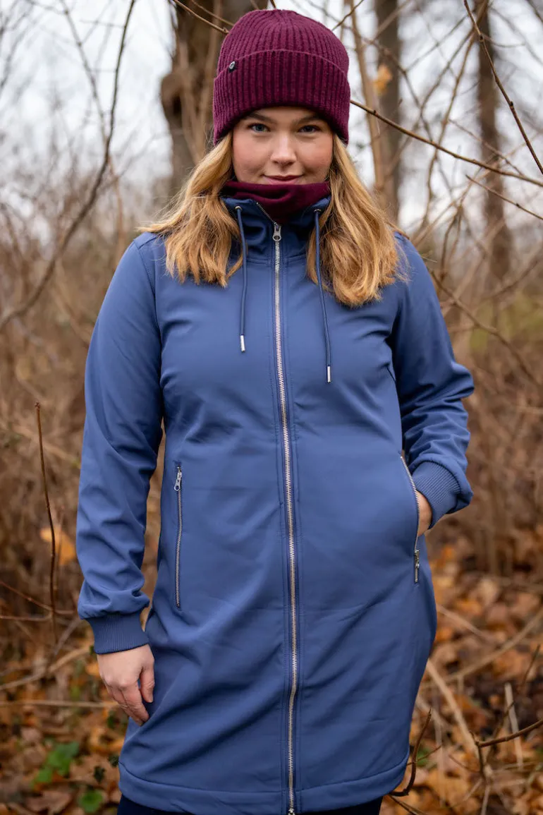 Danefæ Danejane Softshell Grey Marine | Dame Softshell Frakker