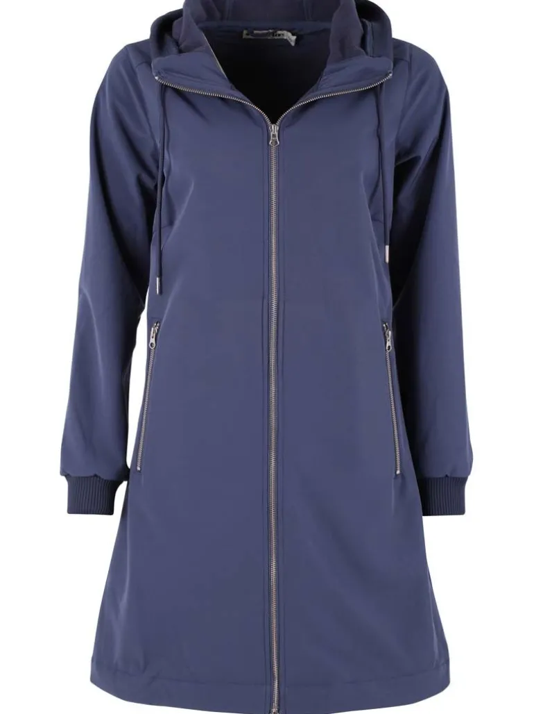 Danefæ Danejane Softshell Grey Marine | Dame Softshell Frakker