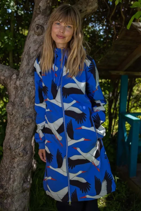 Danefæ Danejane Softshell Royal Blue STORK | Dame Softshell Frakker