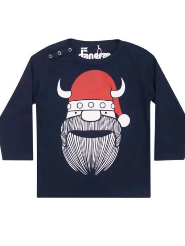 Danefæ Danejohannes Tee Navy NISSERIK | Bluser