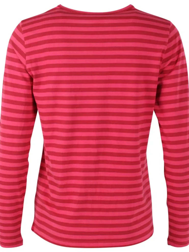 Danefæ Danejubii LS Modal Tee Rouge/Power Pink | Dame Bluser