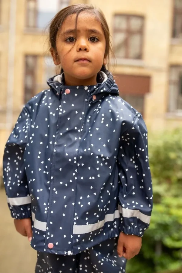 Danefæ Danekarl Rain Set Navy CONFETTI | Børn Regntøj | Regntøj