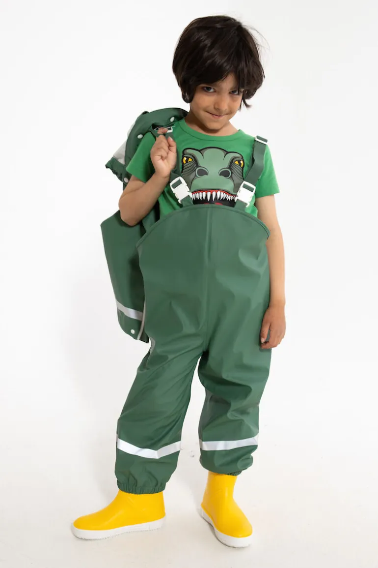 Danefæ Danekarl Rain Set Rover Khaki | Børn Regntøj