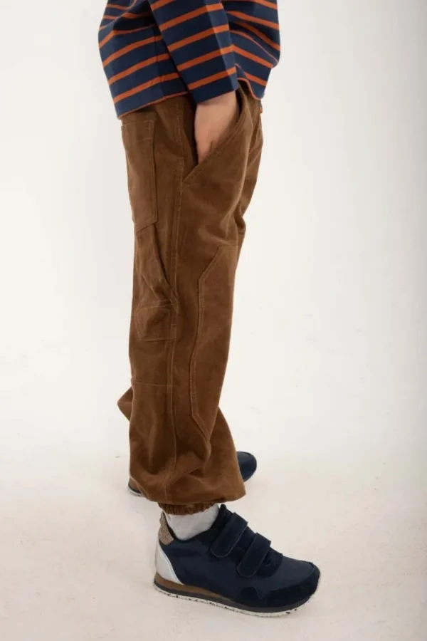 Danefæ Danekatholt Cord Pants Brown Beige | Børn Bukser