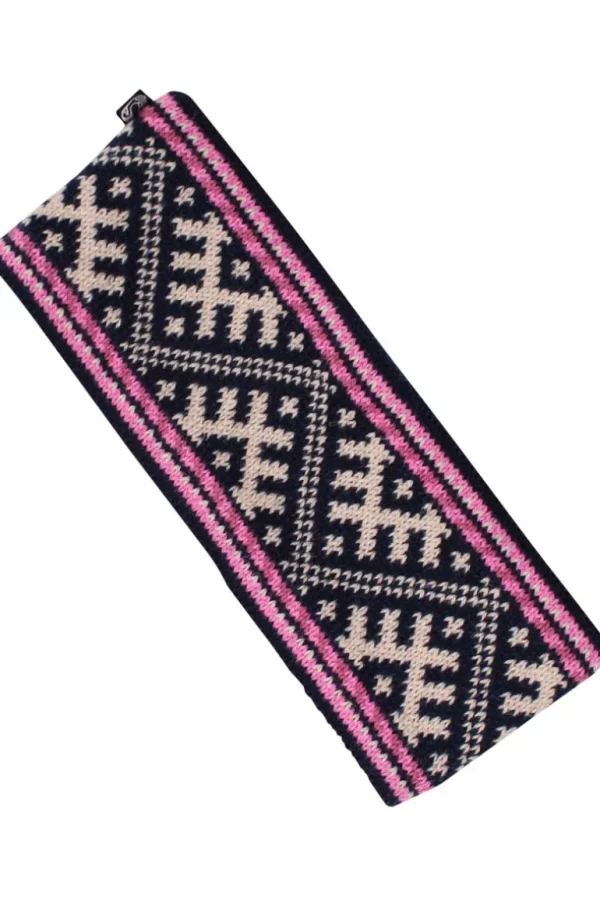 Danefæ Danelangrend Wool Headband Navy/Offwhite | Dame Huer