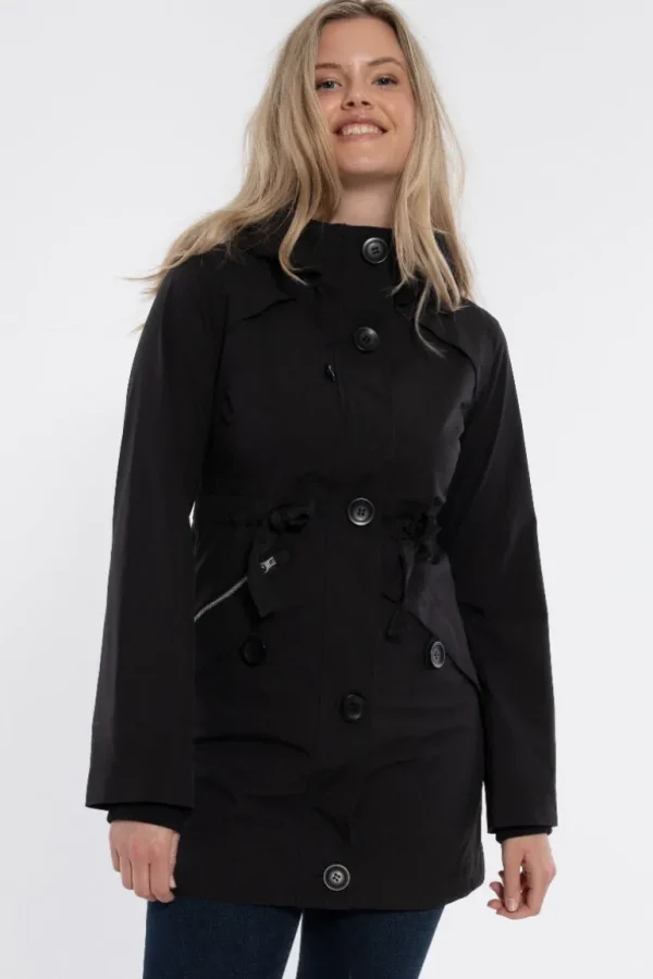 Danefæ Danelene Midseason Jacket Black (black liner) | Dame Overgangsjakker