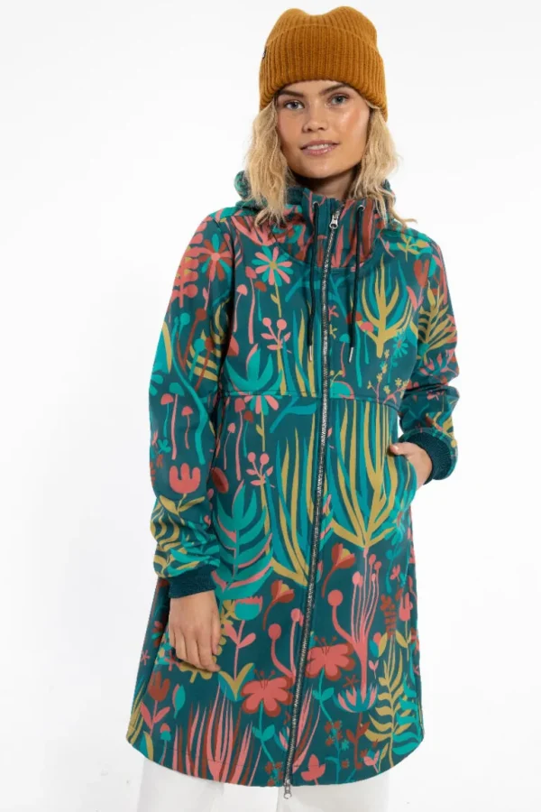 Danefæ Daneline Softshell Dark Duck WALKABOUT | Dame Softshell Frakker