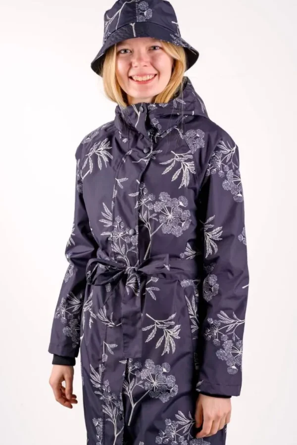 Danefæ Danelisabeth Raincoat Black HEMLOCK | Dame Regnfrakker