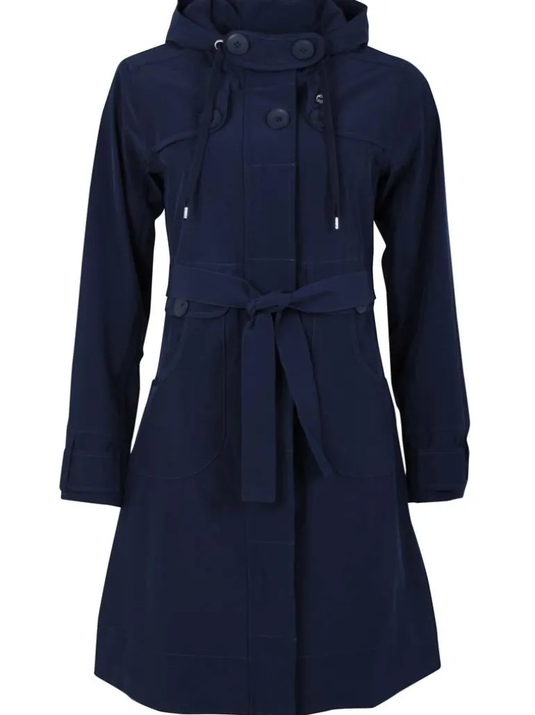Danefæ Danelse Stretch Midseason Jacket Dk Navy | Dame Overgangsjakker