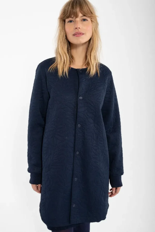 Danefæ Danemaude Thermo Coat Deep Navy | Dame Termotøj
