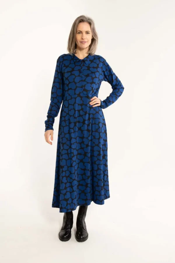 Danefæ Danemusical Interlock Dress Deep Blue HEARTTHROB | Dame Kjoler