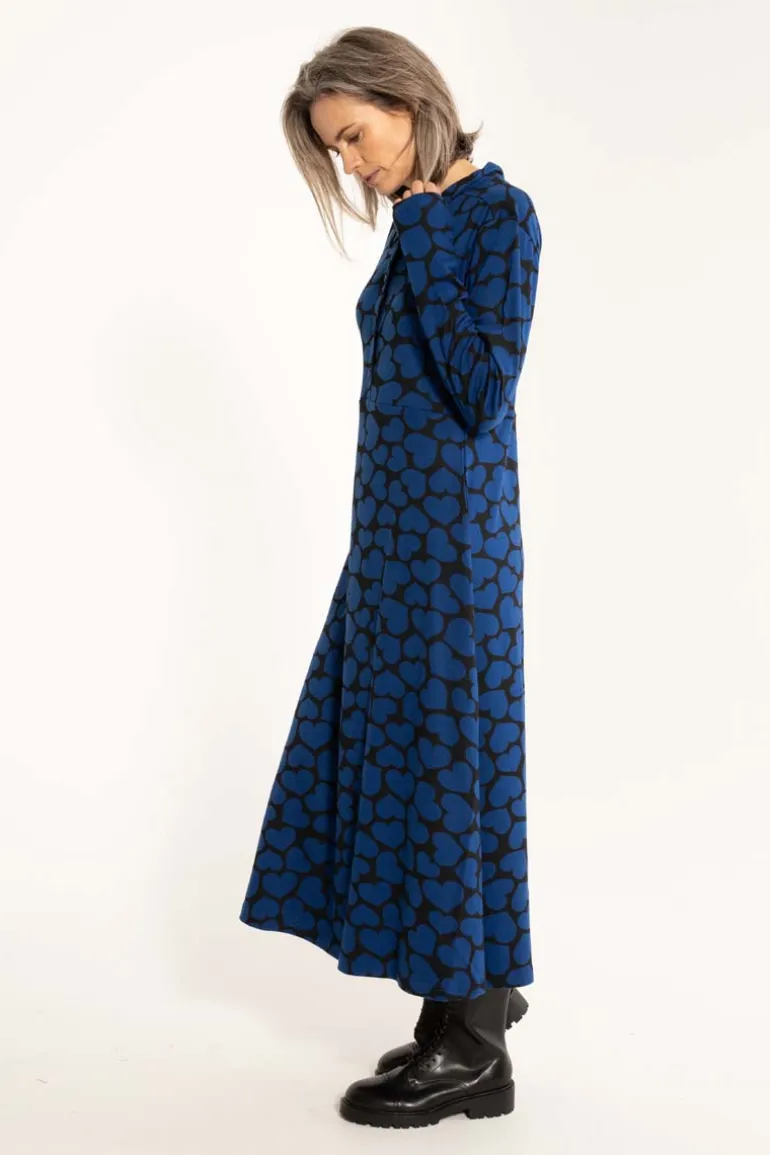 Danefæ Danemusical Interlock Dress Deep Blue HEARTTHROB | Dame Kjoler
