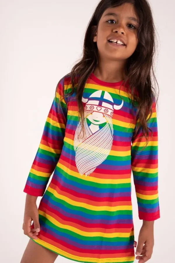 Danefæ Danenanna Dress Rainbow FREJA | Børn Kjoler | Kjoler