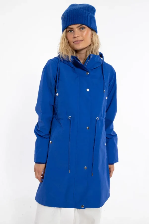 Danefæ Danenora Midseason Parka Klein Blue | Dame Overgangsjakker