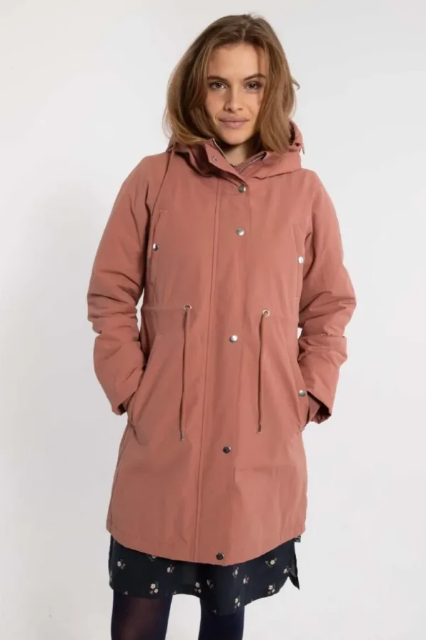 Danefæ Danenora Winter Parka Beige Rose | Dame Vinterfrakker