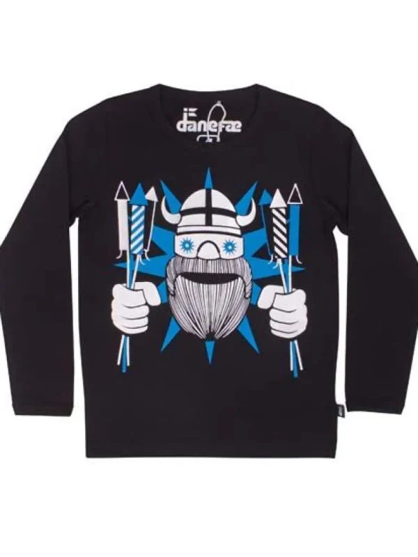 Danefæ Danenorthpole Tee Black KRUDTTOSSE | Børn Bluser