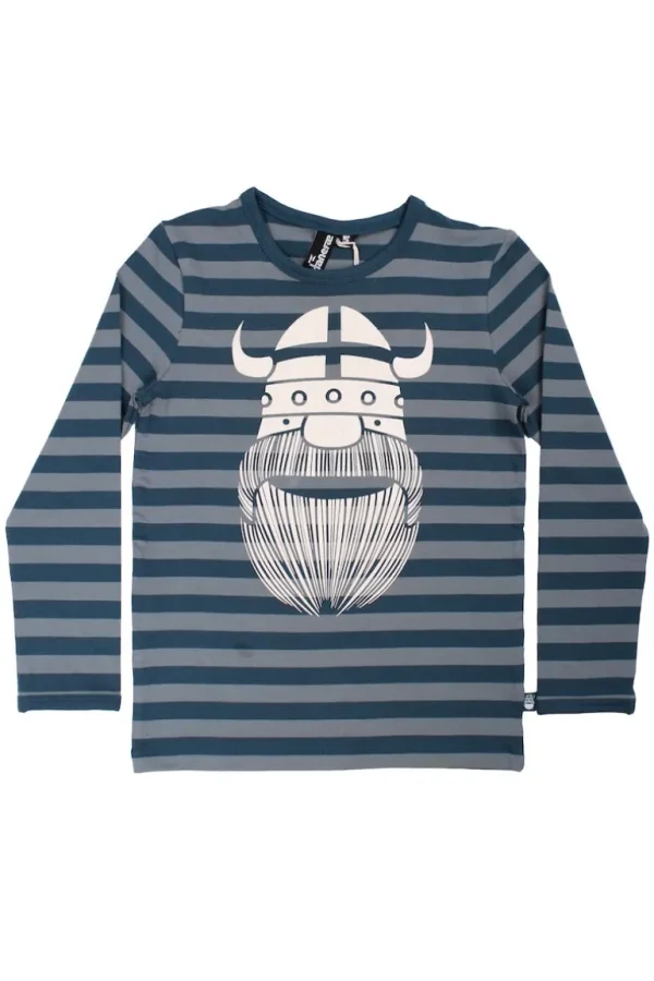 Danefæ Danenorthpole Tee Dark Slate/Blue Grey ERIK | Børn Bluser