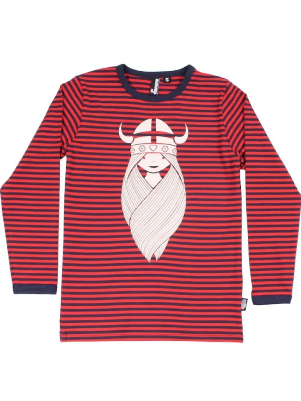 Danefæ Danenorthpole Tee Navy/Bright Red FREJA | Børn Bluser