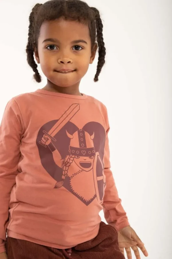 Danefæ Danenorthpole Tee Old Rose LILLE WARRIOR | Børn Bluser