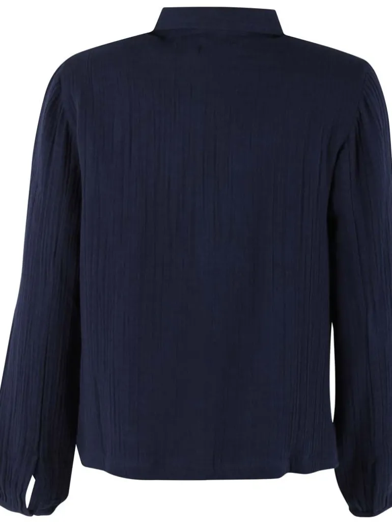 Danefæ Danenovember Heavy Cloth Shirt Dark Navy | Dame Skjorter