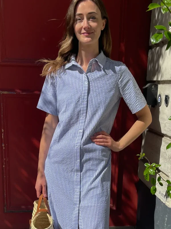 Danefæ Danepippi SS Searsucker Dress | Dame Kjoler