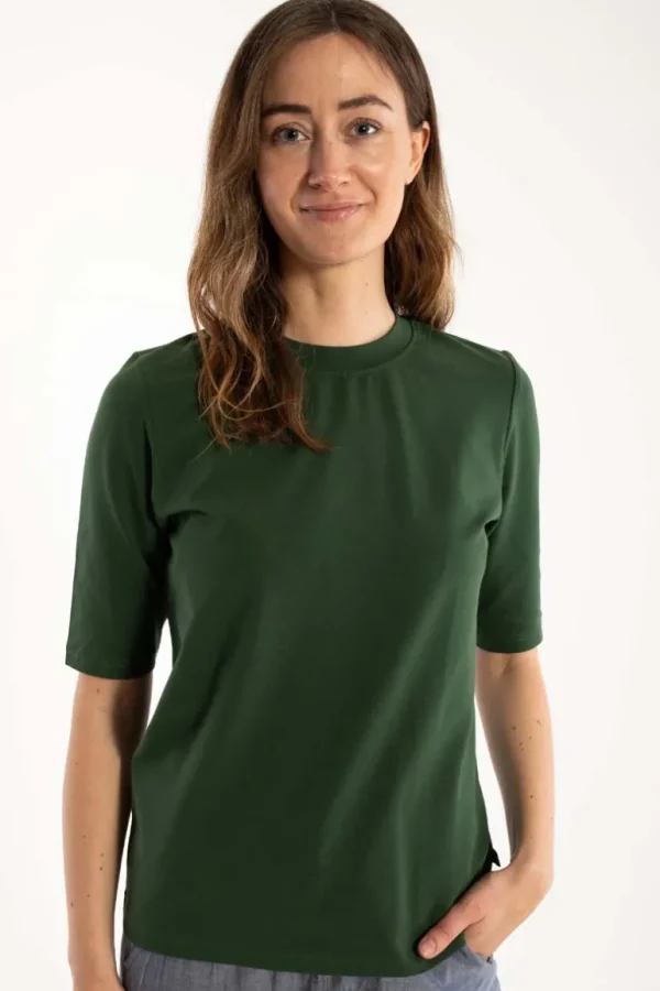 Danefæ Danepixi Tee Deep Green | Dame T-shirts