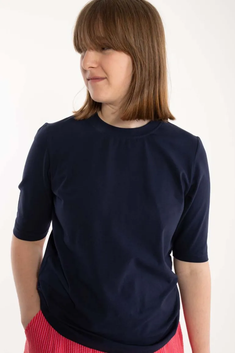 Danefæ Danepixi Tee Deep Navy | Dame T-shirts