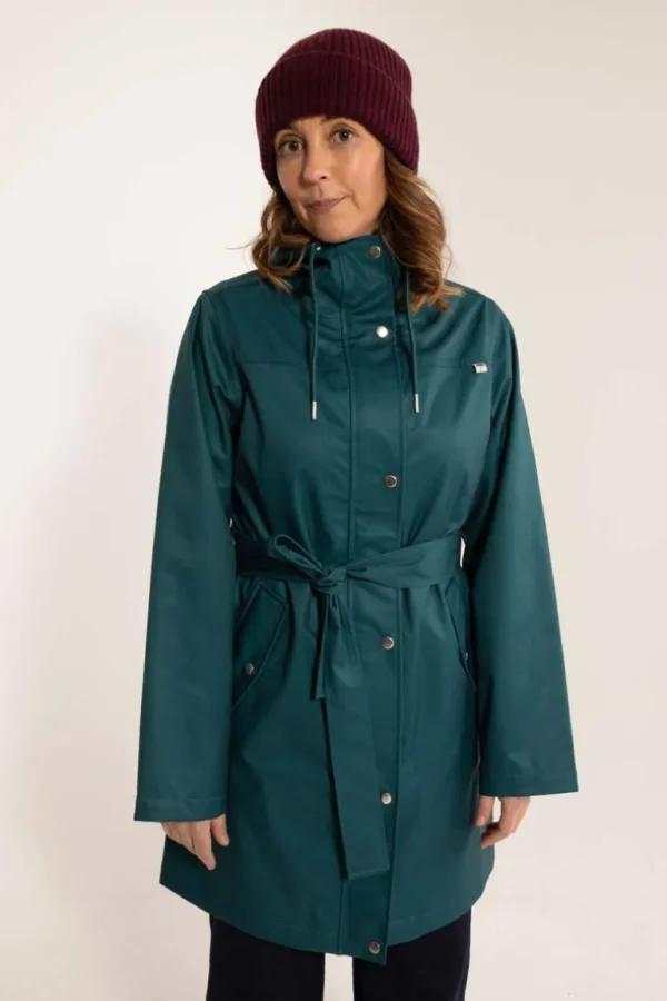 Danefæ Danerainlover Raincoat Dark Slate | Dame Regnfrakker