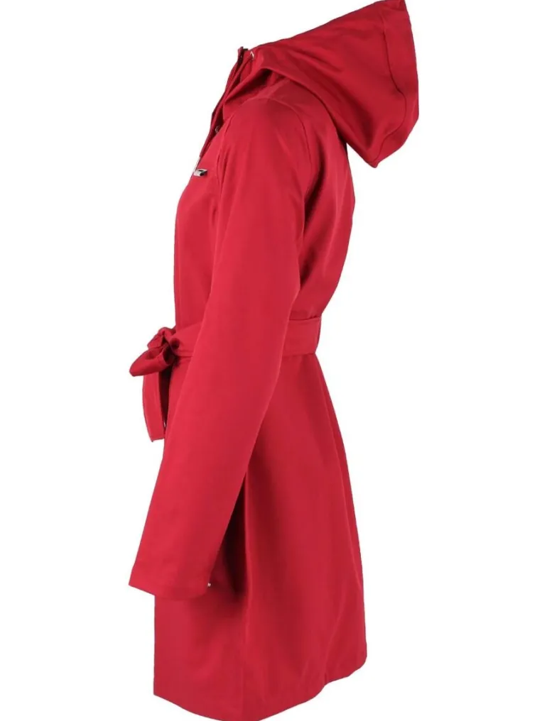 Danefæ Danerainlover Raincoat Dark Red | Dame Regnfrakker
