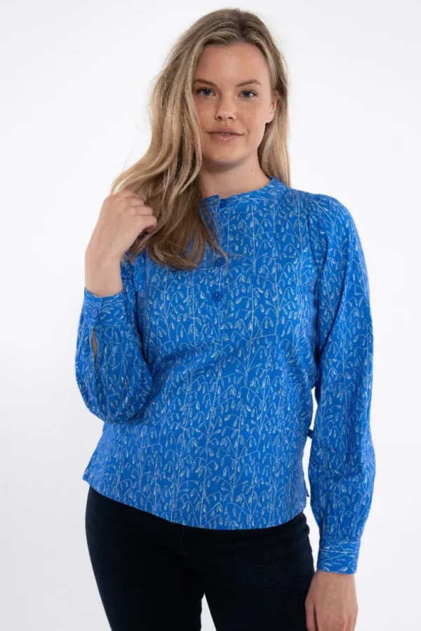 Danefæ Danesanna Poplin Shirt Cold Blue/Chalk OATS | Dame Skjorter