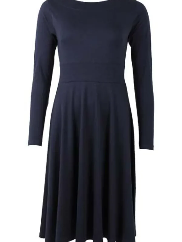 Danefæ Danesigrid Cotton Dress Dk Navy | Dame Kjoler