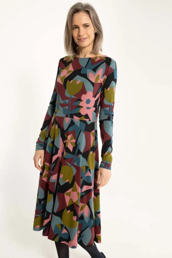 Danefæ Danesigrid Modal Dress Black GEOFLEUR | Dame Kjoler