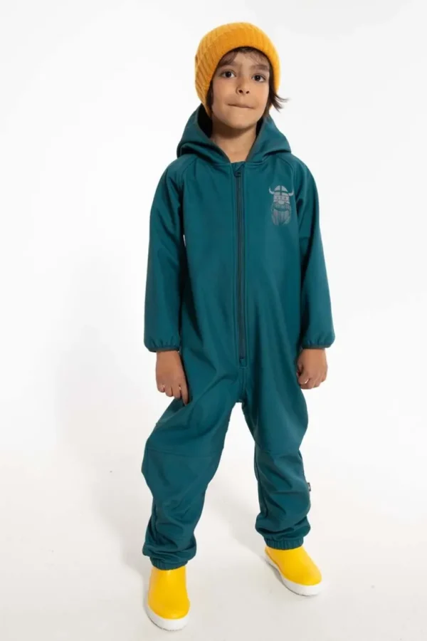 Danefæ Danesoftshell Suit Dark Duck | Børn Termotøj | Softshelljakker