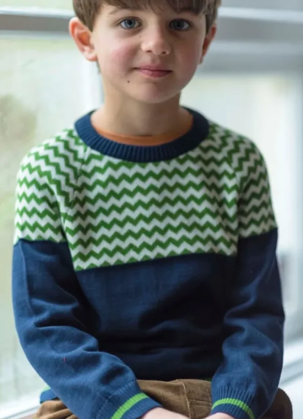 Danefæ Danestyle Master Navy/Fall Jungle/Chalk | Børn Strik