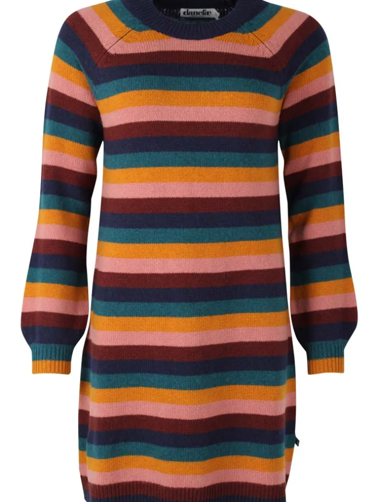 Danefæ Danesukkertop Wool Sweater Dress Big Things | Dame Strik | Kjoler
