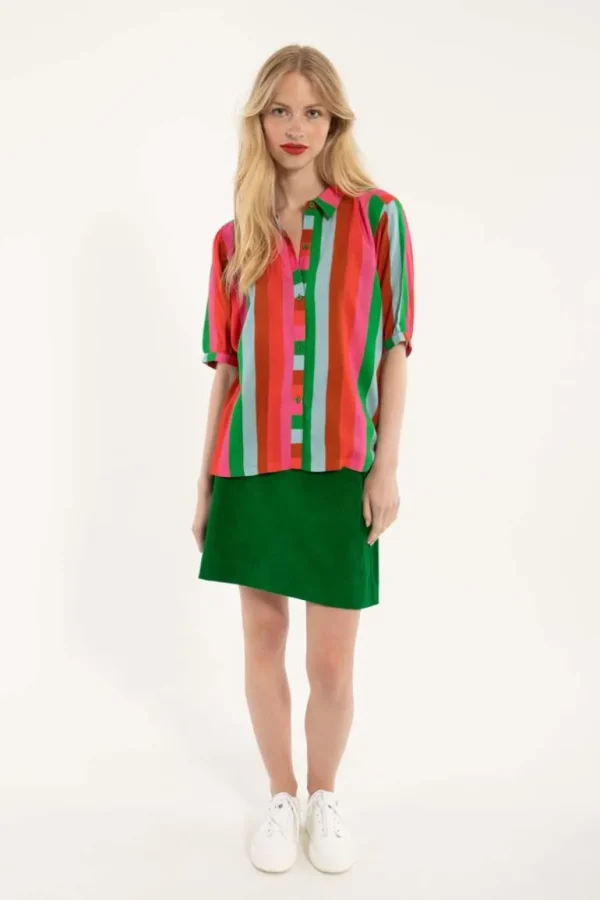 Danefæ Danesyren SS Cotton Modal Shirt | Dame Skjorter