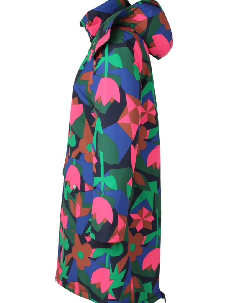 Danefæ Daneturell Winter Coat Dark Navy GEOFLEUR | Dame Vinterfrakker