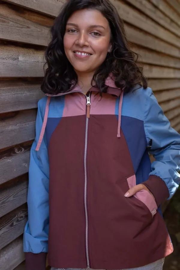 Danefæ Danevang Midseason Jacket Multi Color | Dame Overgangsjakker