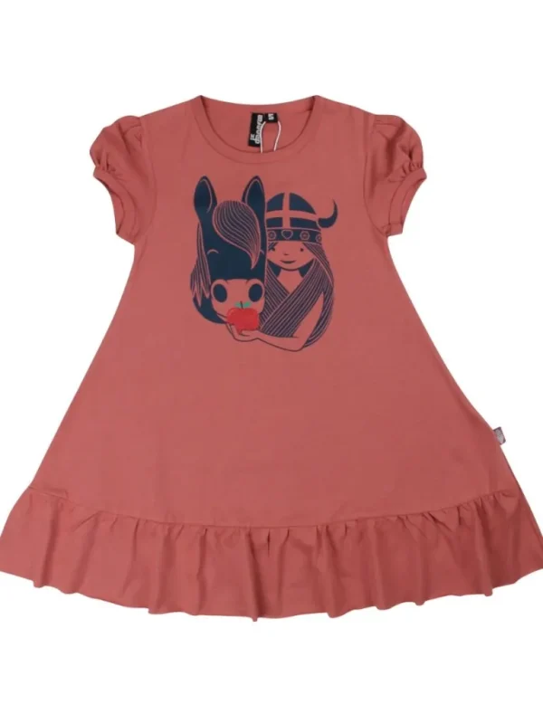 Danefæ Danevesterbro Dress Grey Rose IDUNN | Kjoler