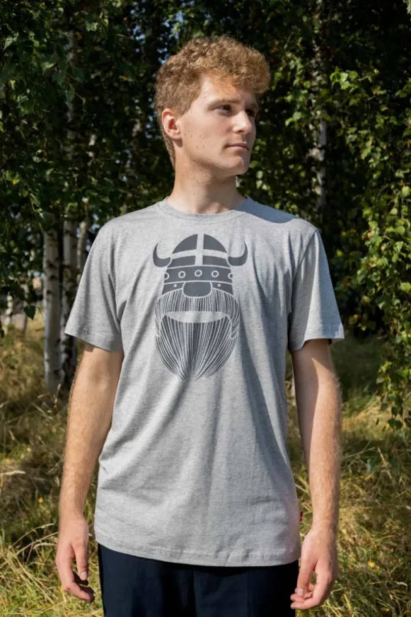 Danefæ Daneviking Tee Grey Melange ERIK | T-shirt