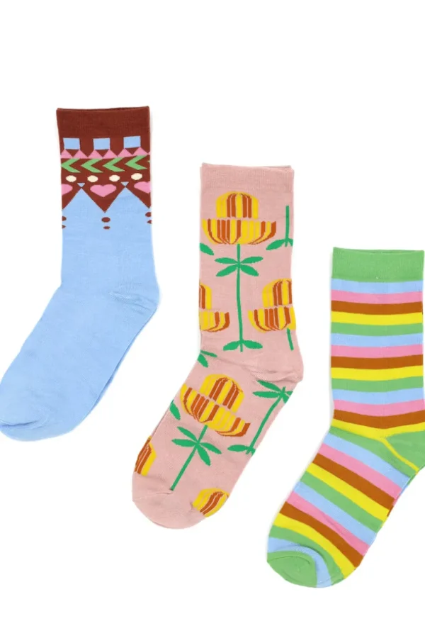 Danefæ Danewalk with me Socks - Box Up and at 'em | Dame Strømper