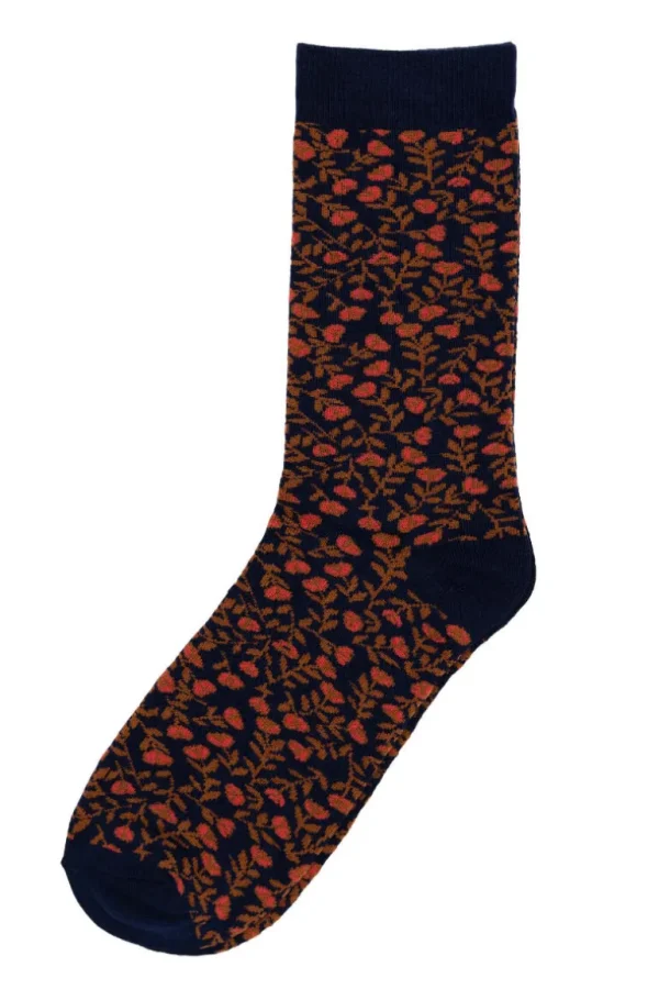 Danefæ Danewalk with me Socks Deep Marine FLEURIE | Dame Strømper