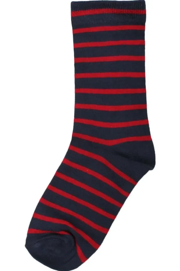 Danefæ Danewalk with me Socks Dk Navy/Dk Red | Dame Strømper