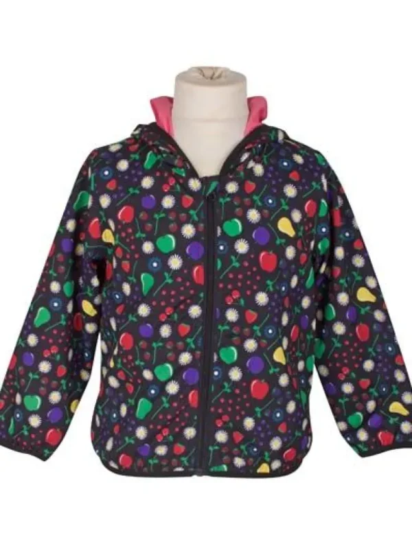 Danefæ Danoda jacket Black Fruits | Børn Jakker | Midseason Jakker